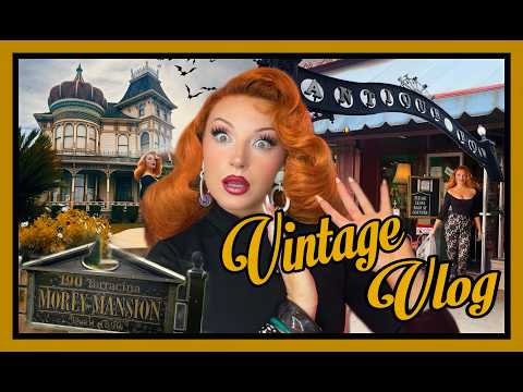 Vintage Vlog | Uranium Glass Hunting | Haunted Victorian Mansions | Slashers Pizza