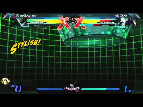 UMVC3: GC Apology Man vs MC X-Ray - Lanhammer 2013