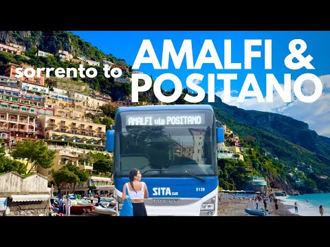 How to Get to Amalfi Coast & Positano from Sorrento (+ buying tickets) *STEP BY STEP GUIDE*