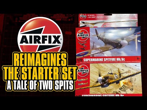 Airfix Reimagines the Starter Kit - Tale of Two Spitfire Mk Vc  - Model Kit Review