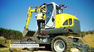 Productividad sobre 4 ruedas: la excavadora móvil EW100