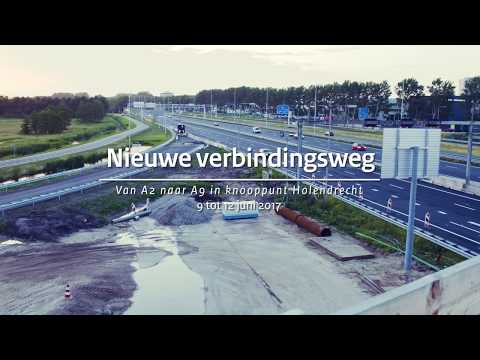 Nieuwe verbindingsweg van A2 naar A9 in knooppunt Holendrecht