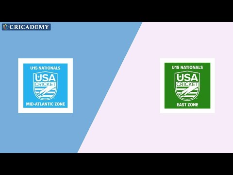 Mid-Atlantic Vs East - USA Cricket U15 Nationals Highlights with Slow Motion Replay
