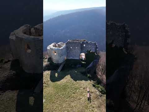 Medieval Ruins - MILENGRAD #croatia #medieval #castle #fortress #ruins #dronevideo