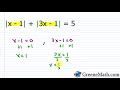 Solving Advanced Absolute Value Equations