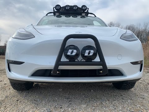 Off-Road Modified 2021 Tesla Model Y Long Range