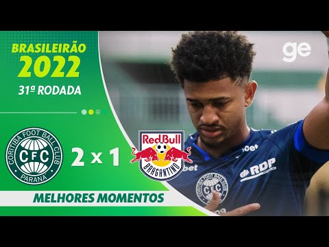 Gols e lances de Coritiba x Red Bull Bragantino