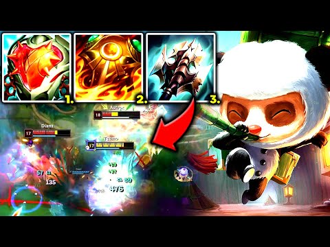 TEEMO TOP BUT I'M 6500+ HEALTH AND CANT BE STOPPED (HILARIOUS) - S13 Teemo TOP Gameplay Guide