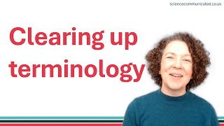 Clearing up treatment terminology