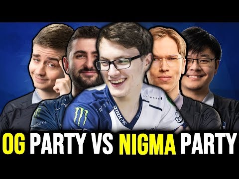 MIRACLE GH NOTAIL vs TOPSON MIDONE - OG party meets NIGMA party in Ranked Game