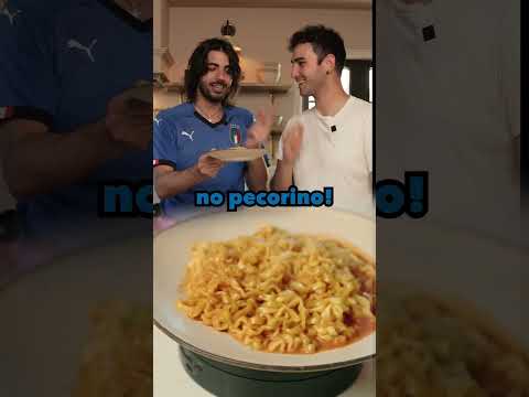 Italian VS Buldak Carbonara
