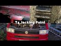 How to find VW T4 jacking points