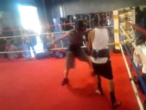 "My son,Santo Madrid at Sonny's boxing."