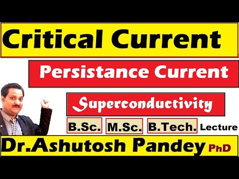 Critical current in superconducting wire, Persistent ...