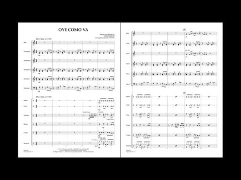 Oye Como Va by Tito Puente/arr. Diane Downs/ed. Rick Mattingly