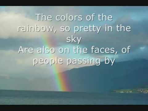 Somewhere Over the Rainbow by Israel Kamakawiwo'ole LYRICS