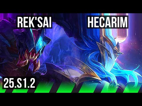 REK'SAI vs HECARIM (JGL) | 5/1/2, 600+ games | KR Grandmaster | 25.S1.2