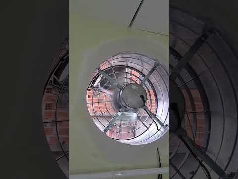 instalação de exaustor industrial 40cm. de diametro