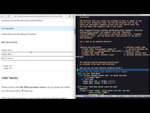 Devcards Blog live coding example