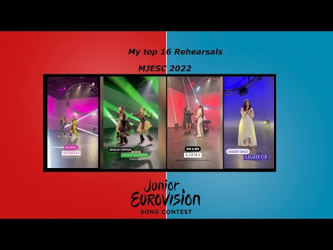 My top 16 | Malta Junior Eurovision 2022 Rehearsals