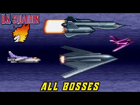 U.N. Squadron (SNES) - All Bosses [No Damage | Gamer]