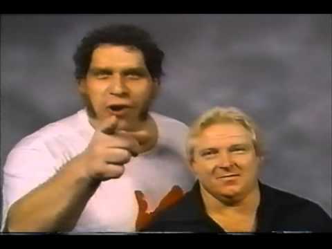 Andre The Giant and Bobby Heenan WWF Royal Rumble Promo 1989