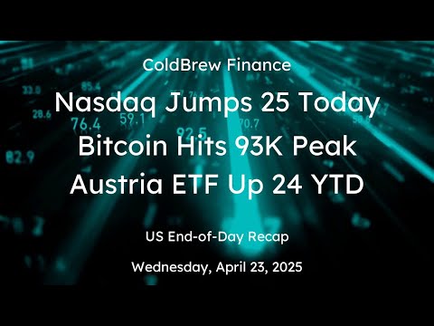 Stock Market Wednesday: Recap of US Stocks, Crypto, FX, Commodities for Weds, Apr 23, 2025
