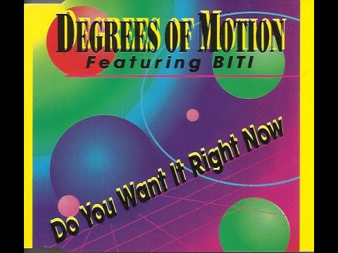 Do You Want It Right Now [Extended Club Mix] (Featuring Biti)  - Degrees of Motion