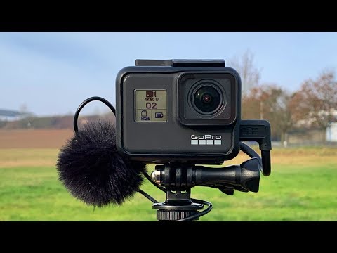 GOPRO HERO 5 / 6 / 7 Black - KOMPAKTES MIKROFON SETUP - Perfekt für Vlog Hero7 Black // 4K 60 FPS