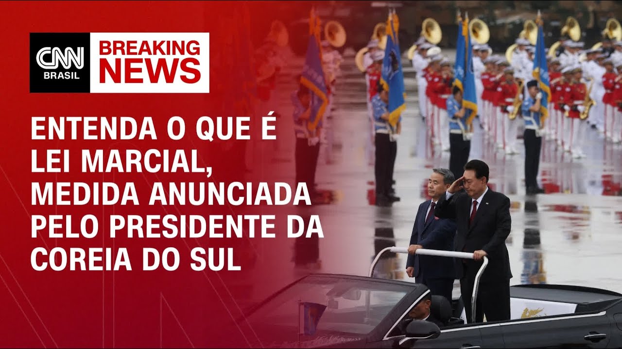 Entenda o que é lei marcial, medida anunciada pelo presidente da Coreia do Sul | BASTIDORES CNN