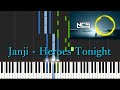 Janji Heroes Tonight Piano Tutorial