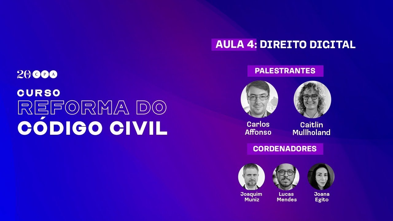 Curso Reforma do Código Civil | Aula 4: Direito Digital