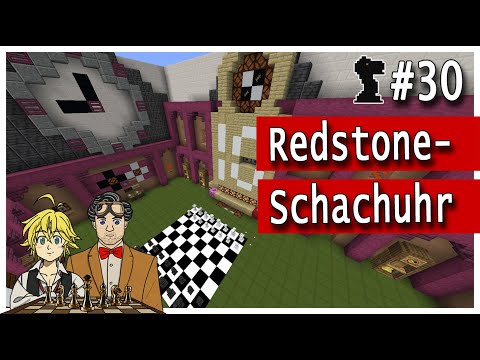 ♟️ Minecraft Redstone-Schach #30 - Schachuhr entwickeln | Minecraft Redstone