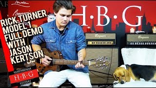 Video thumbnail for Rick Turner Model 1 Full Demo with Jace by Heartbreaker Guitars