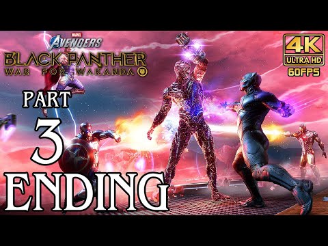Marvel's AVENGERS - Black Panther Story ENDING Walkthrough PART 3 (PS5) @ 4K 60ᶠᵖˢ ✔