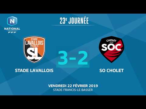 J23: Stade Lavallois - SO Cholet (3-2), le résumé I National FFF 2018-2019