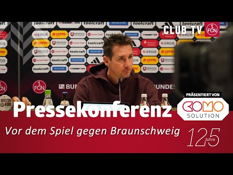 RE-LIVE: Die PK mit Miro Klose vor dem Spiel gegen Braunschweig