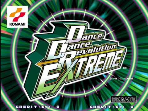 Dance Dance Revolution Extreme - Attract Mode MAME 0.211