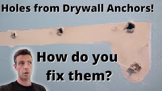 Fixing Big Holes from Drywall Anchors!