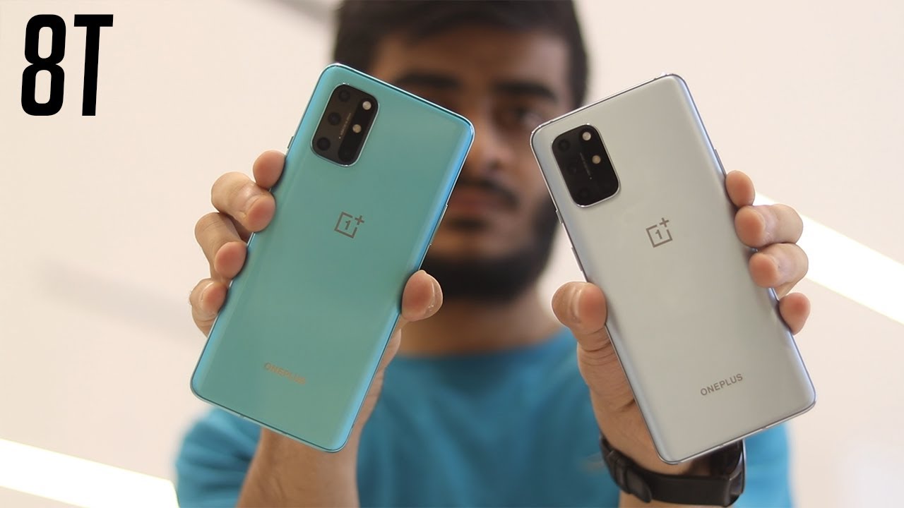 OnePlus 8T Unboxing: Lunar Silver vs Aquamarine Green Color Comparison & Full Review!