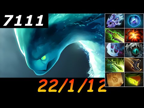 Dota 2 Morphling 7111 MMR 22/1/12 (Kills/Deaths/Assists) Ranked Full Gameplay