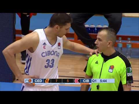 ABA Liga 2017/18, Round 15 match: Cedevita - Cibona (6.1.2018)