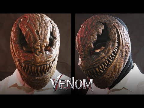 How to make Venom wooden mask | wood carving