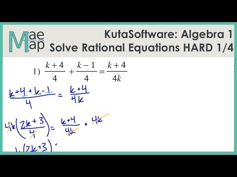 Solving Rational Equations Hard Part 1 – Easy Peasy All-in-One High School