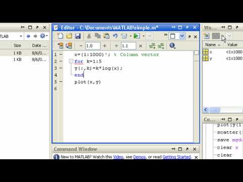 Writing a MATLAB Program (Previous Release)