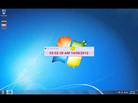LCD Clock Software