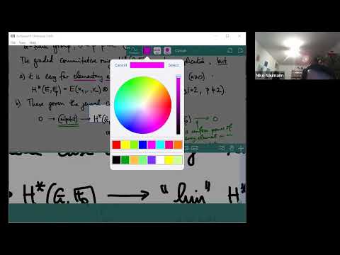 Quillen stratification in equivariant homotopy theory - Niko Naumann (University of Regensburg)