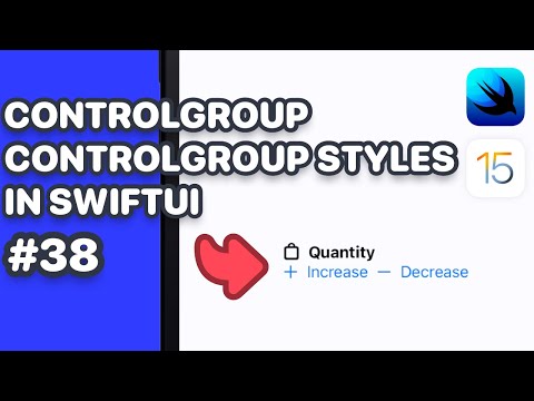 iOS 15 ControlGroup In SwiftUI & ControlGroupStyle (SwiftUI ControlGroup, SwiftUI ControlGroupStyle)