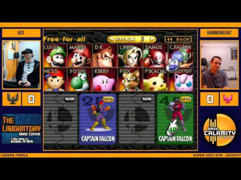 S@LT #78  L KD3 Falcon, Jigglypuff vs W Hammerheart Falcon   Grand Finals   SSB64 Singles