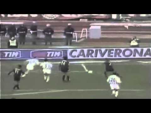 Serie A 2000-2001, day 20 Vicenza - Roma 0-2 (Montella, Emerson)